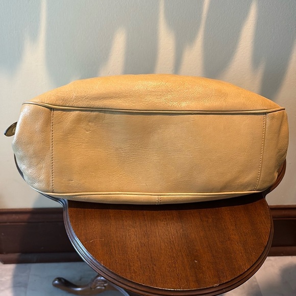 Coach  Madison convertible, shoulder bag  leather  tan  pleated goldtone HW  EUC - Picture 17 of 17